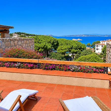 Amazing Sea View Terrace A With Pool 70m From The * Байя Сардиния