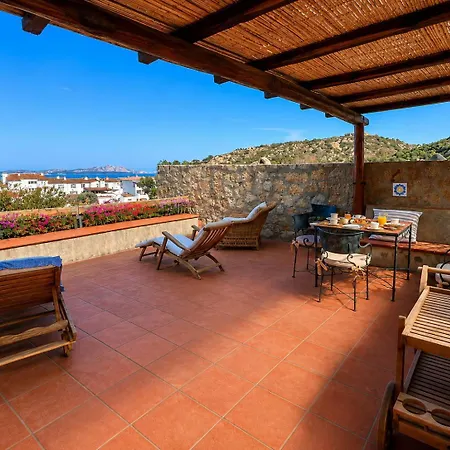 Дом отдыха Amazing Sea View Terrace A With Pool 70m From The Байя Сардиния